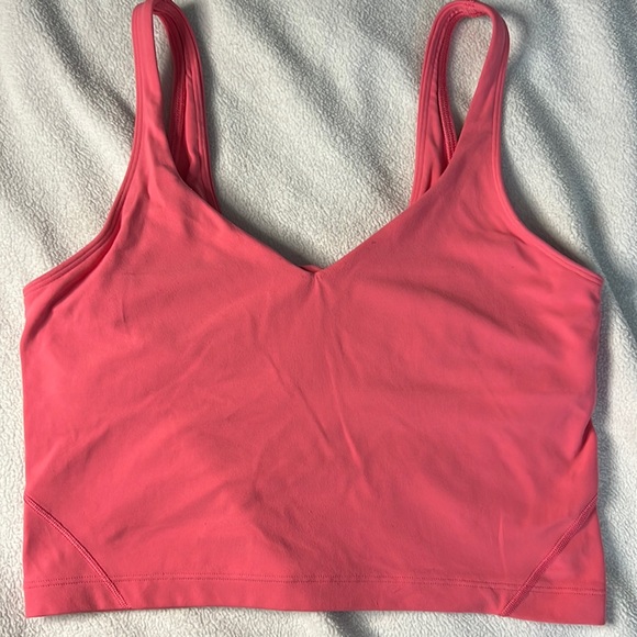 lululemon athletica Tops - Lululemon Guava Pink Align Tank size 8
